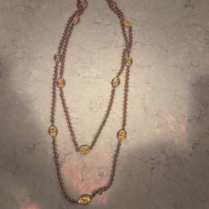 Double strand necklace